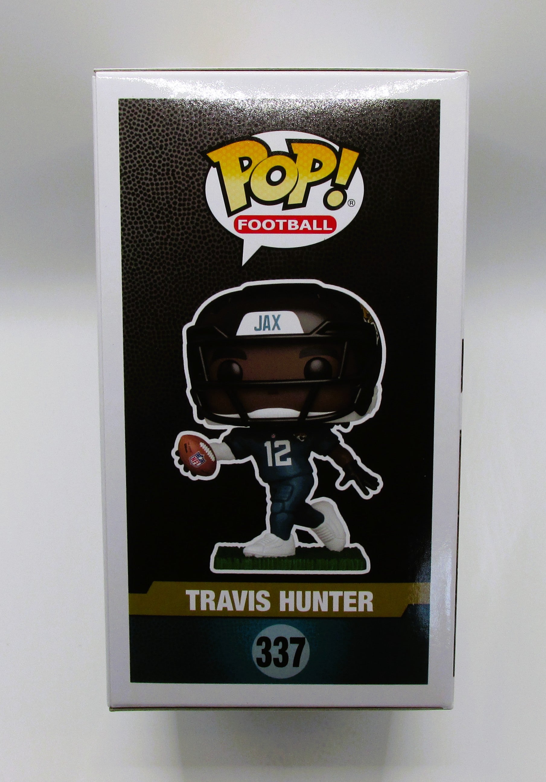 Travis Hunter Signed Funko In Case With COA (PC484342) (Jaguars)