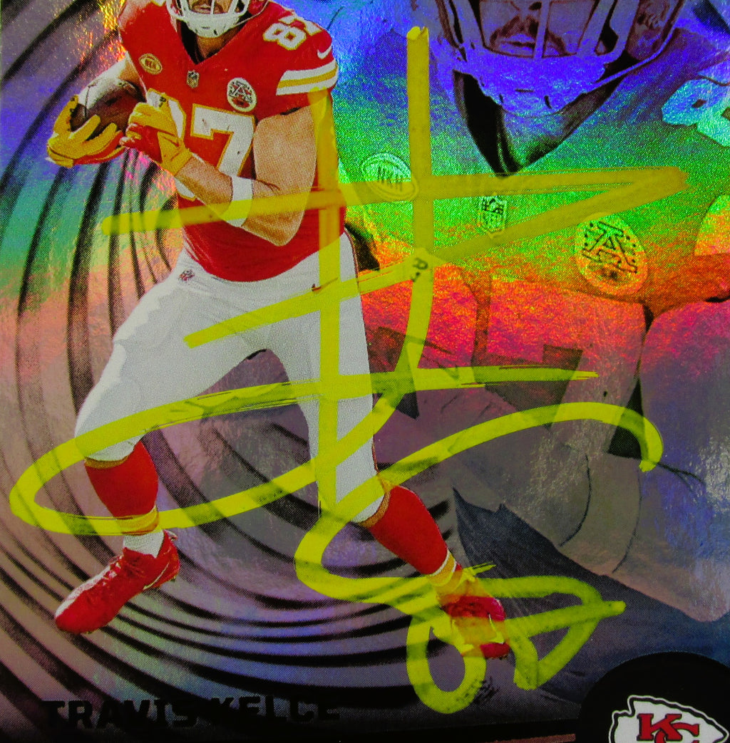 Travis Kelce Signed Trading Card With COA (456719) (Chiefs)