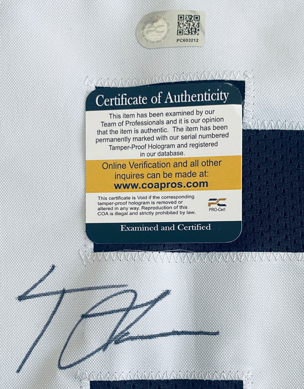 Trevor Lawrence Signed Jersey With COA (PC603212) (Jaguars)