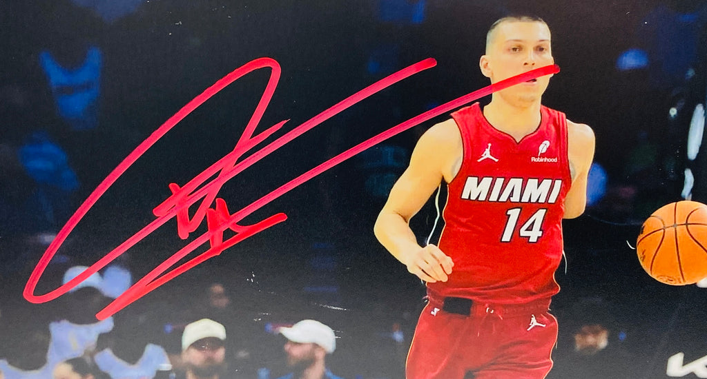 Tyler Herro Signed 8x10 Photo With COA (3203710) (Heat)