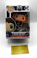 Wayne Gretzky Signed Funko In Case With COA (Oilers) - See Description re: COA