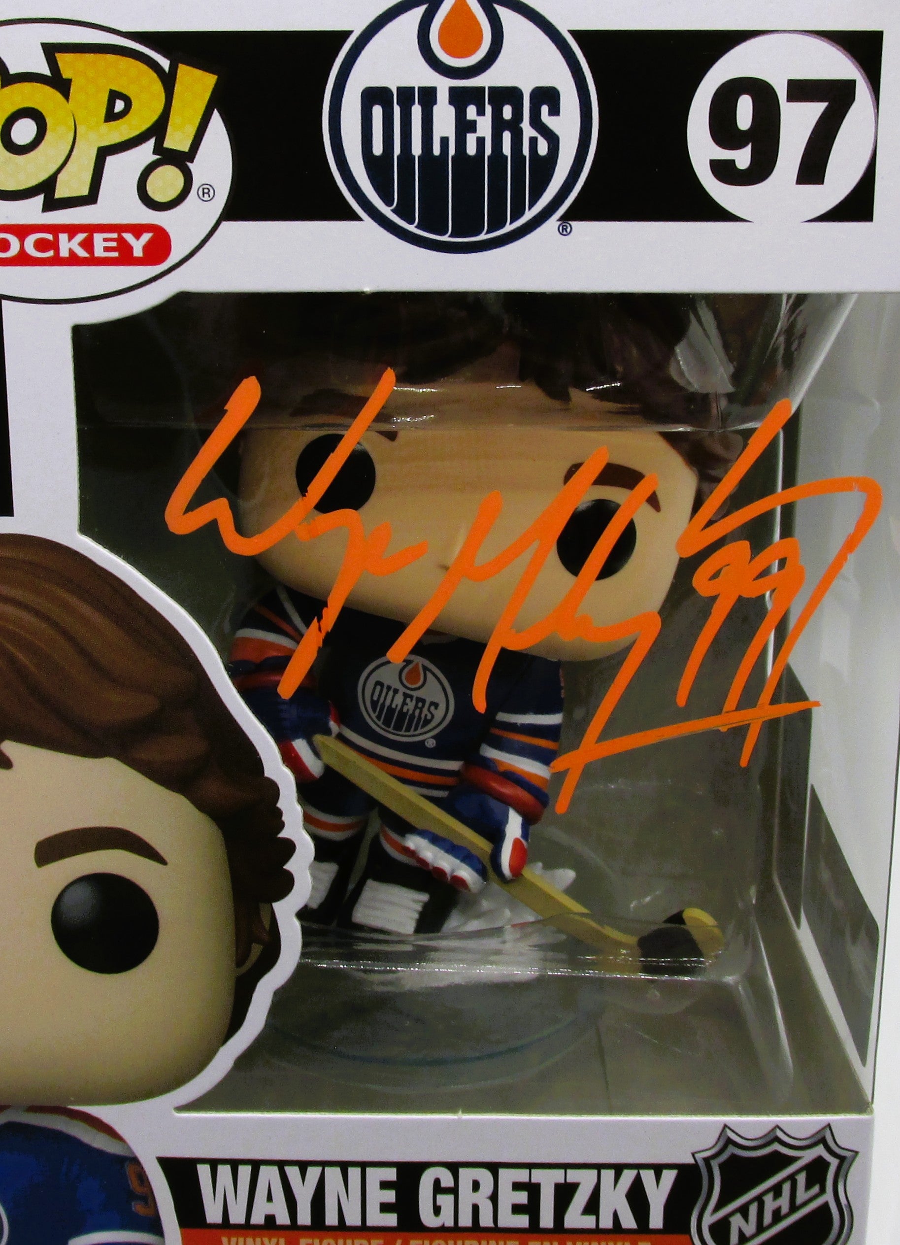 Wayne Gretzky Signed Funko In Case With COA (985996) (Oilers)