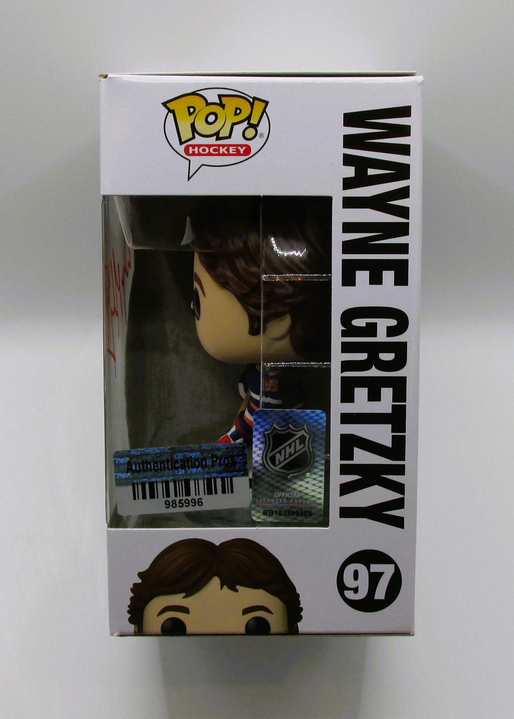 Wayne Gretzky Signed Funko In Case With COA (985996) (Oilers)