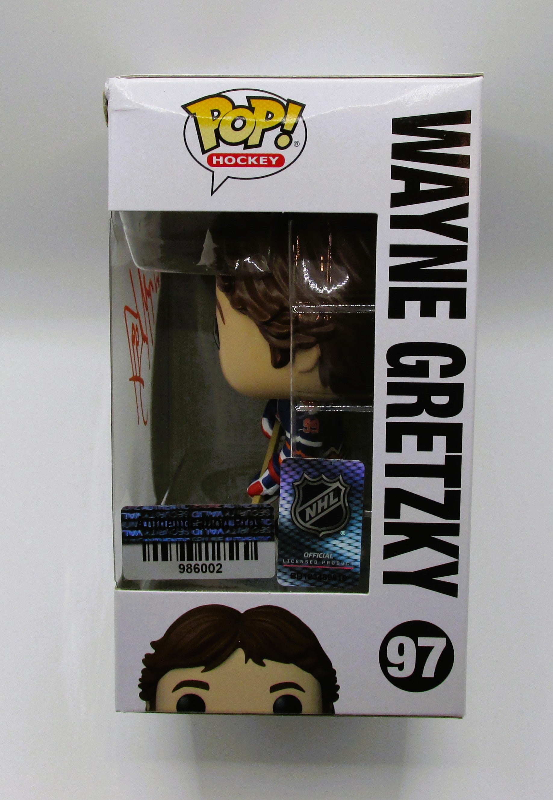 Wayne Gretzky Signed Funko In Case With COA (986002) (Oilers)