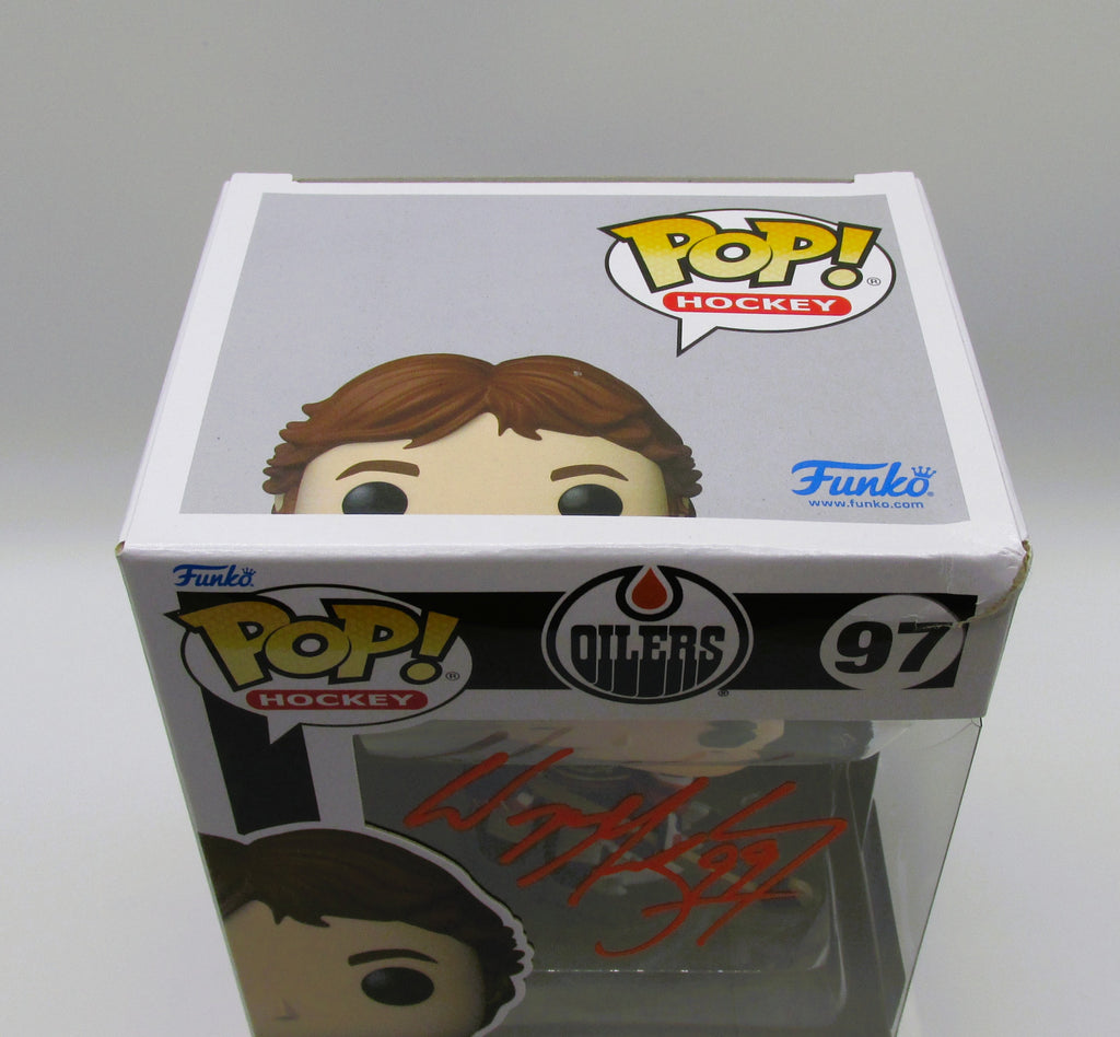 Wayne Gretzky Signed Funko In Case With COA (986002) (Oilers)