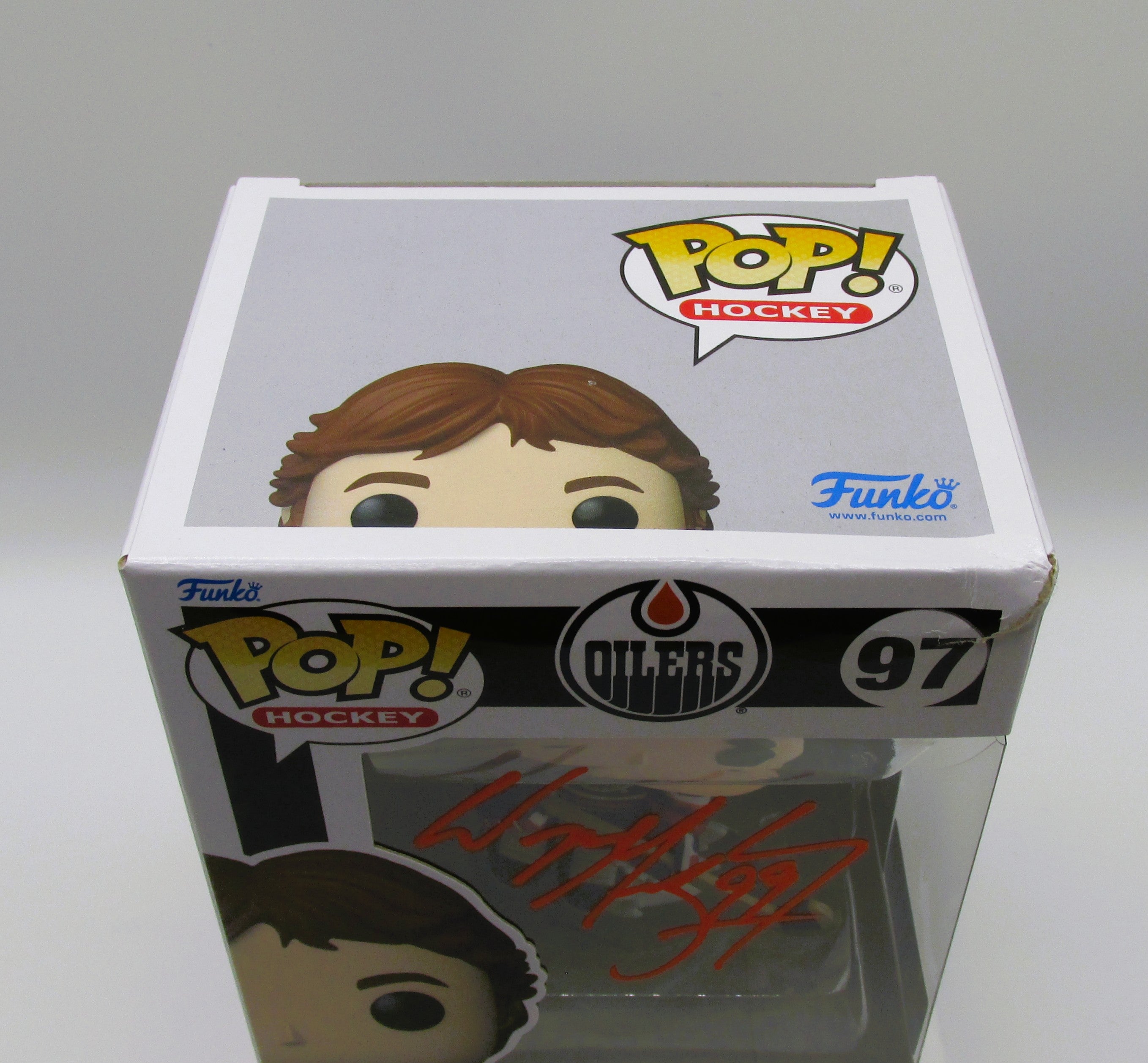 Wayne Gretzky Signed Funko In Case With COA (986002) (Oilers)