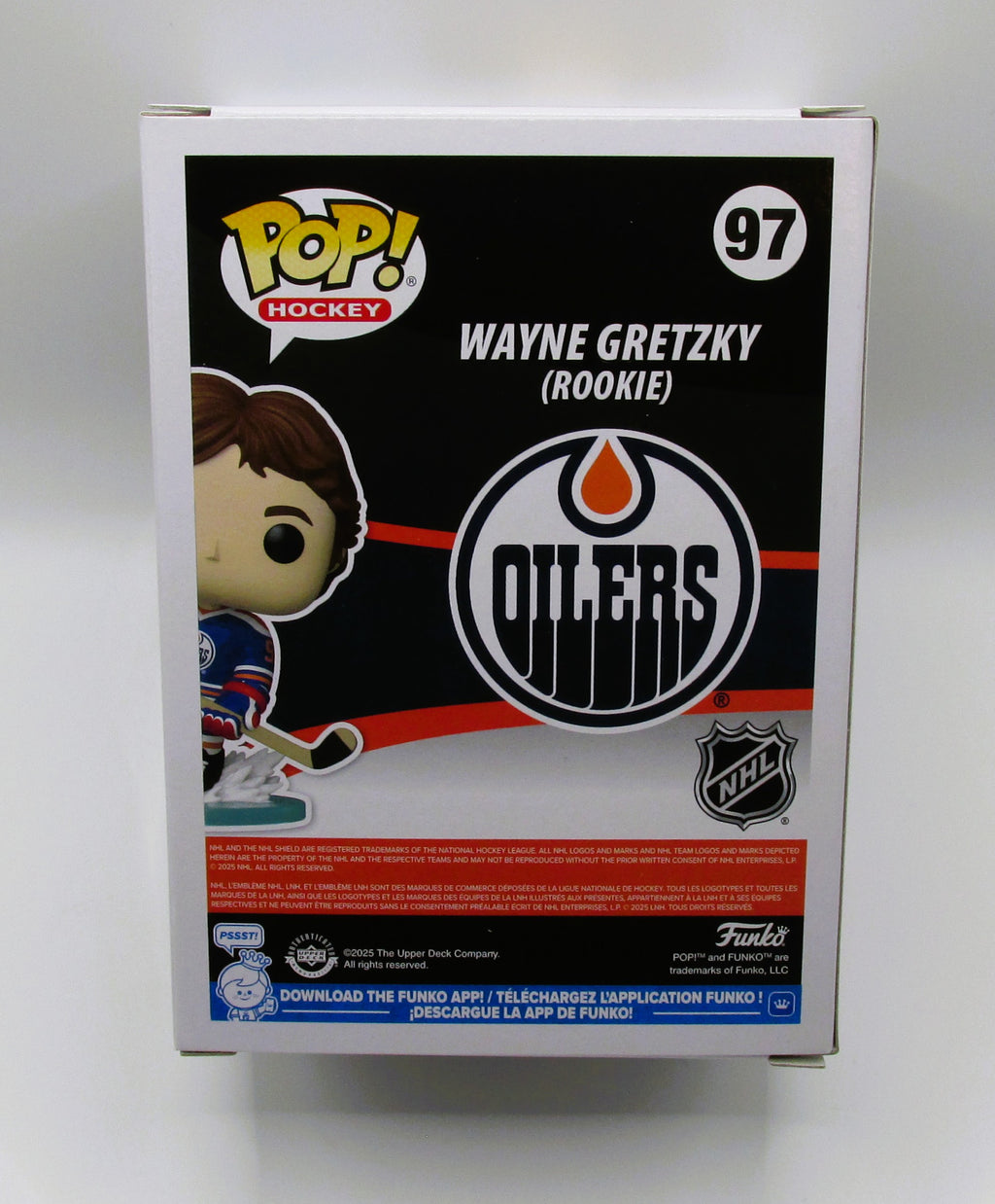 Wayne Gretzky Signed Funko in Case With COA (985989) (Oilers) - See Note Re: COA