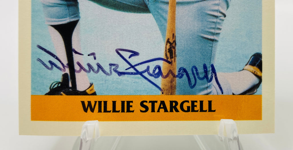 Willie Stargell Signed Card With COA + Additional Cards (Pirates)