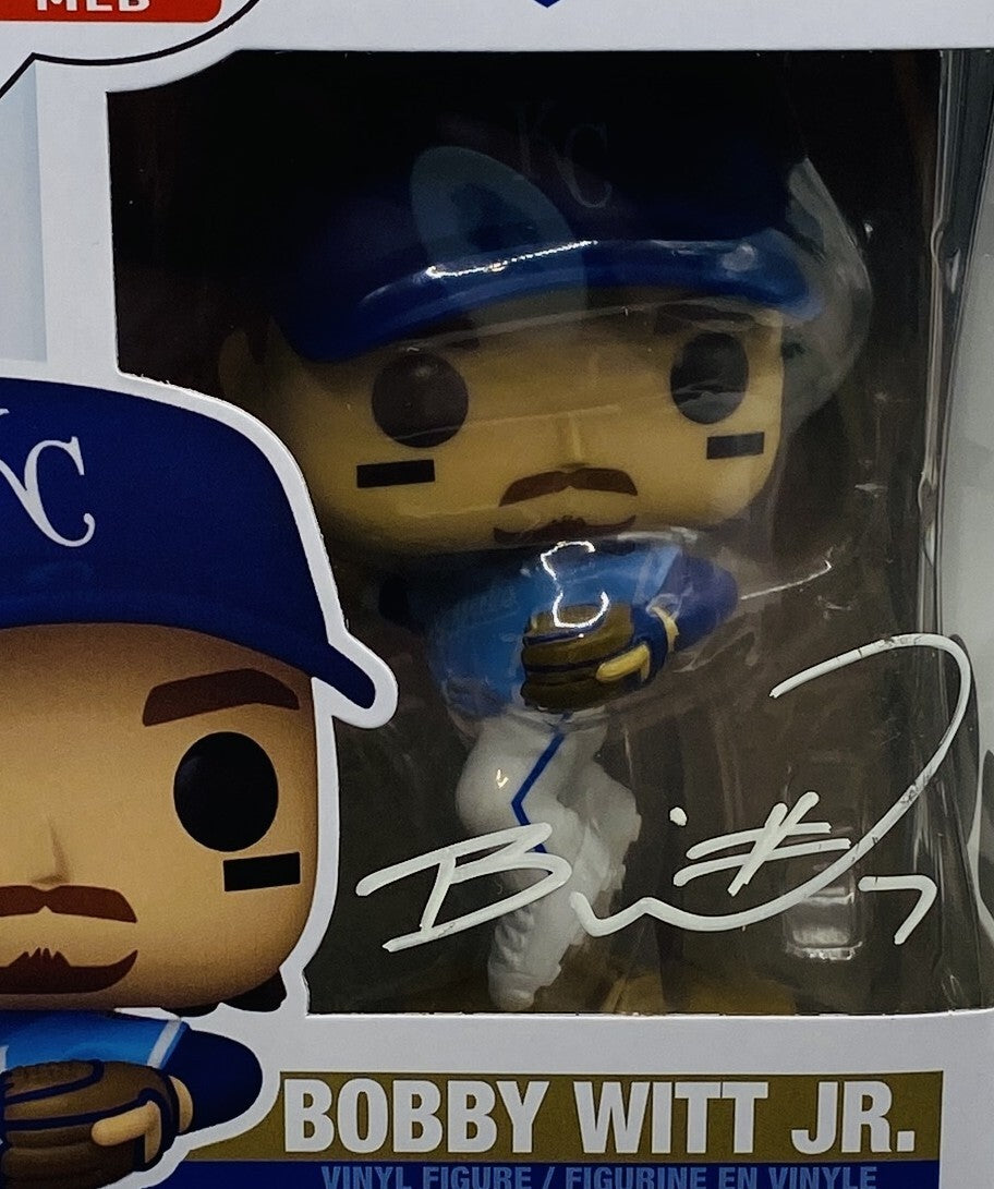 Bobby Witt Jr. Signed Funko In Case With COA (203061)