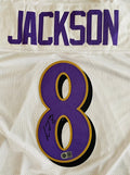 Lamar Jackson Signed Jersey With COA (PC608938)