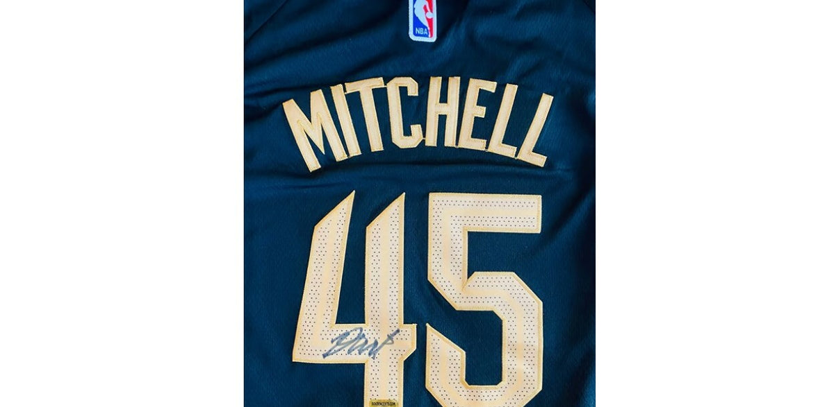 Donovan Mitchell Signed Authentic City Edition NBA Jersey