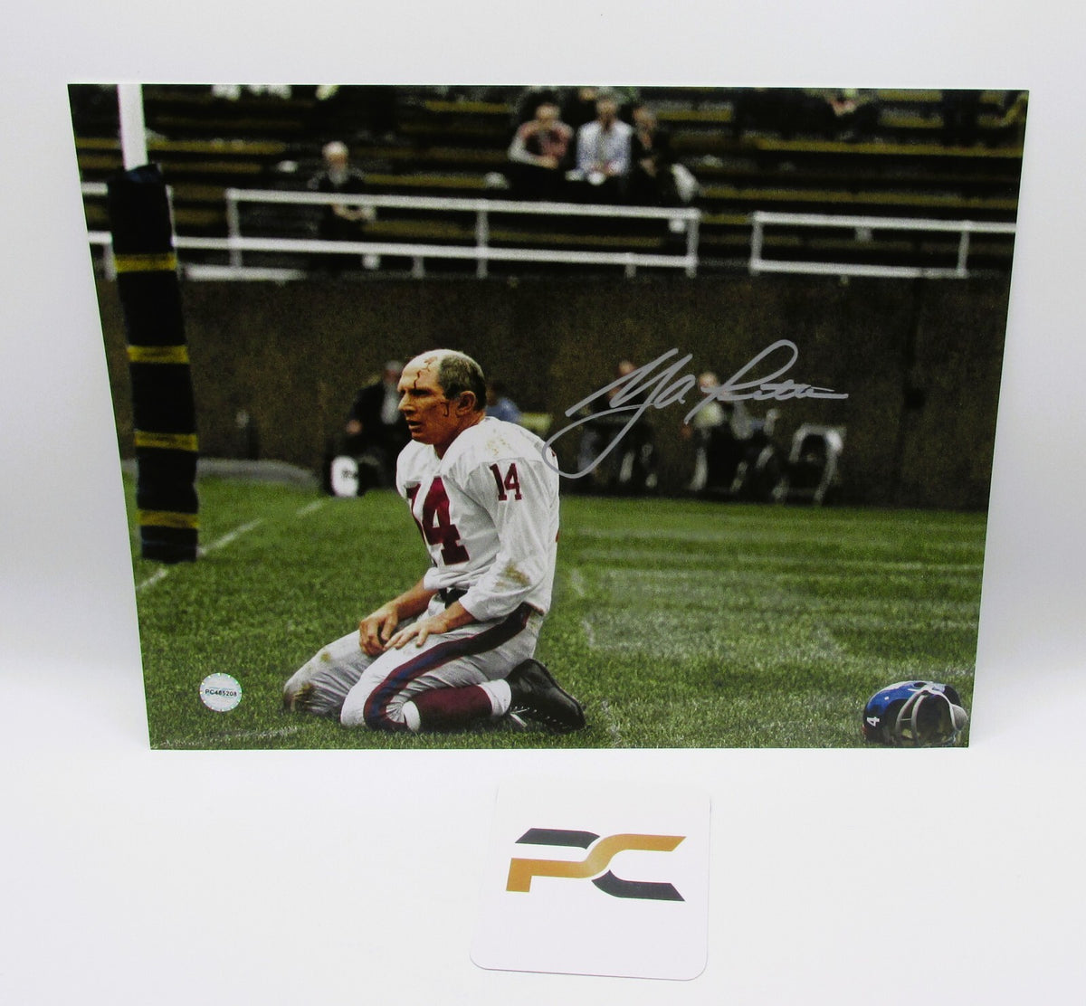 Y.A. Tittle Signed 8x10 Photo With COA (PC485208) (Giants)