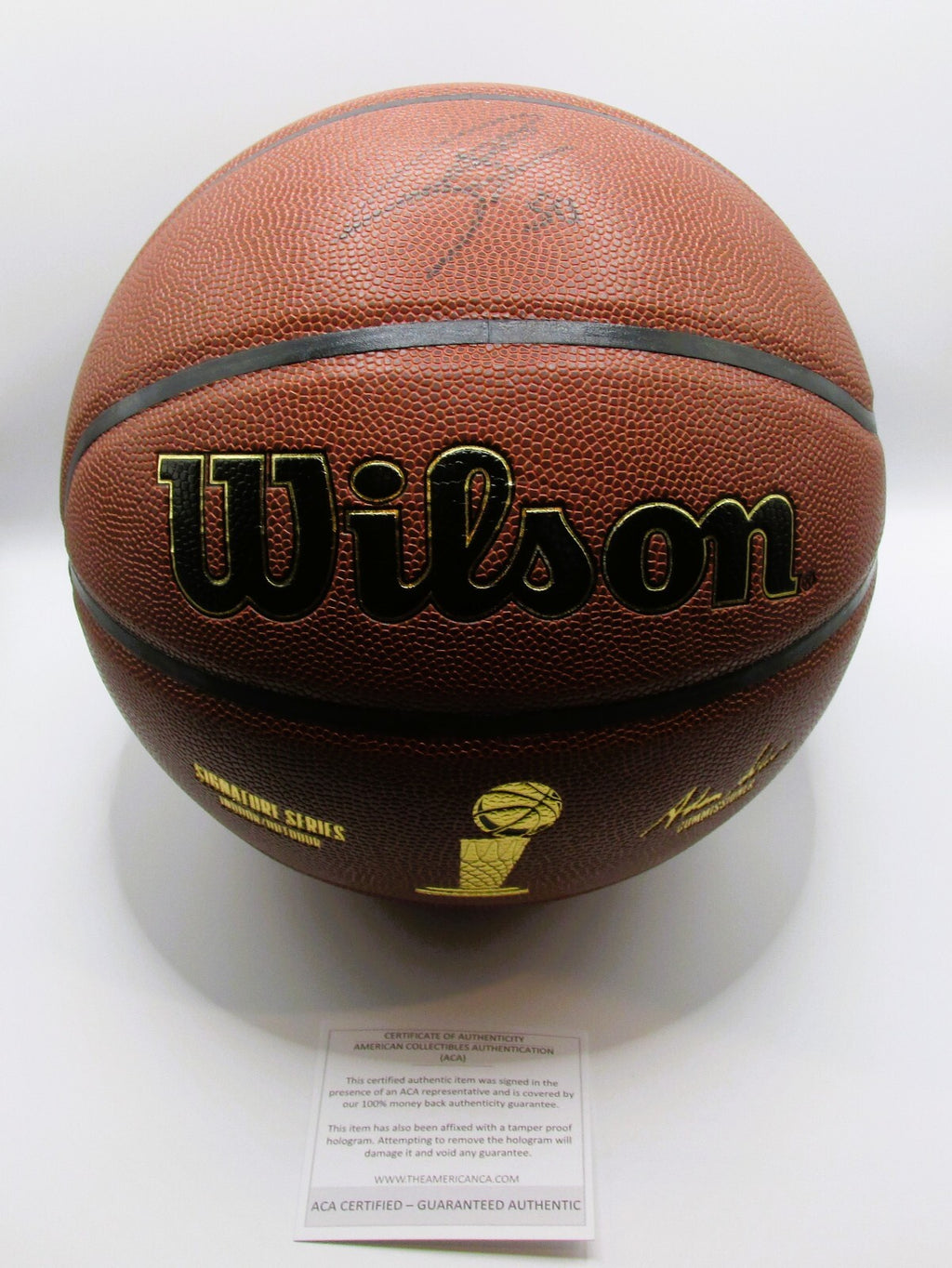 Steph Curry Signed Basketball With COA (A45066)