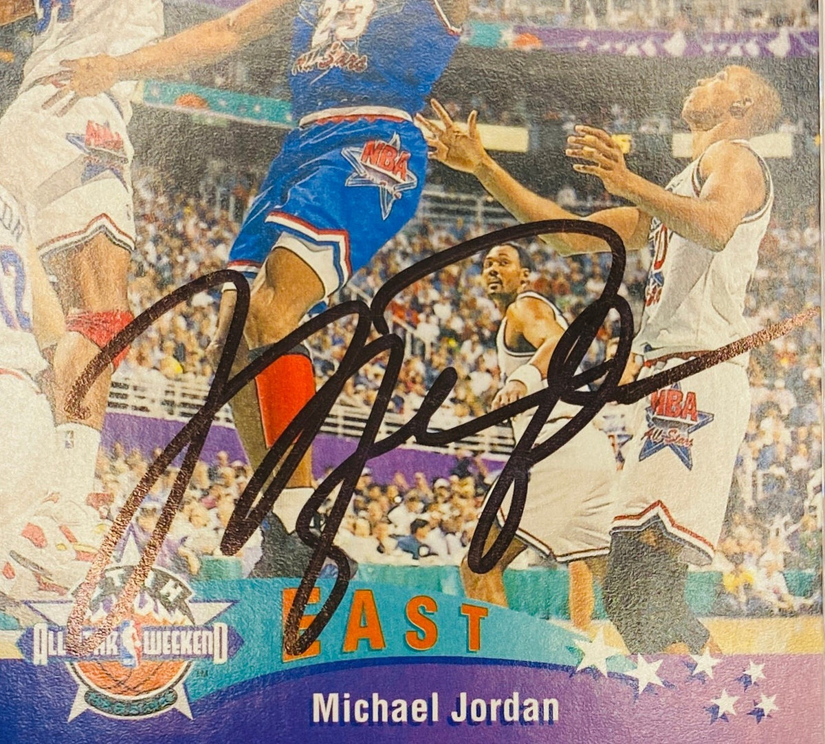 Michael Jordan Signed Card With COA (121110) (Bulls)