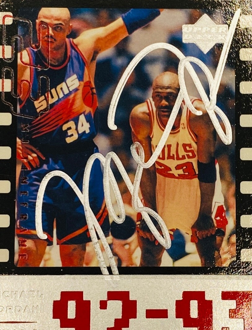 Michael Jordan Signed Card With COA (120993) (Bulls)