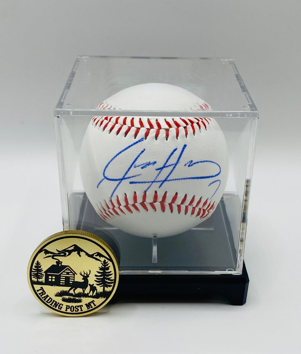 Jackson Holiday Signed Baseball In Case With COA (2372302)