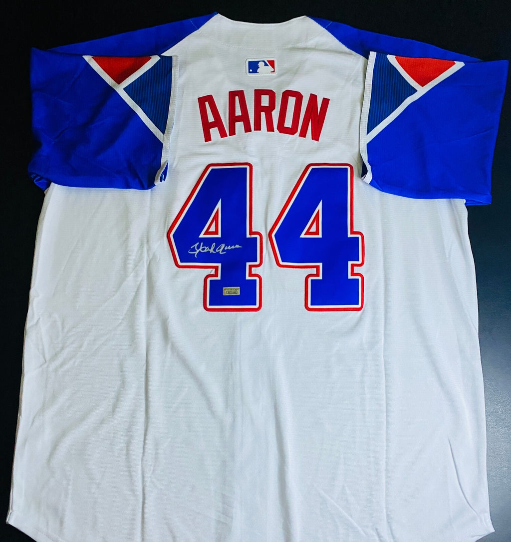 Hank Aaron Signed Jersey With COA (2375390) (Braves)