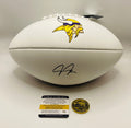 Justin Jefferson Signed Logo Football With COA (PC603771)