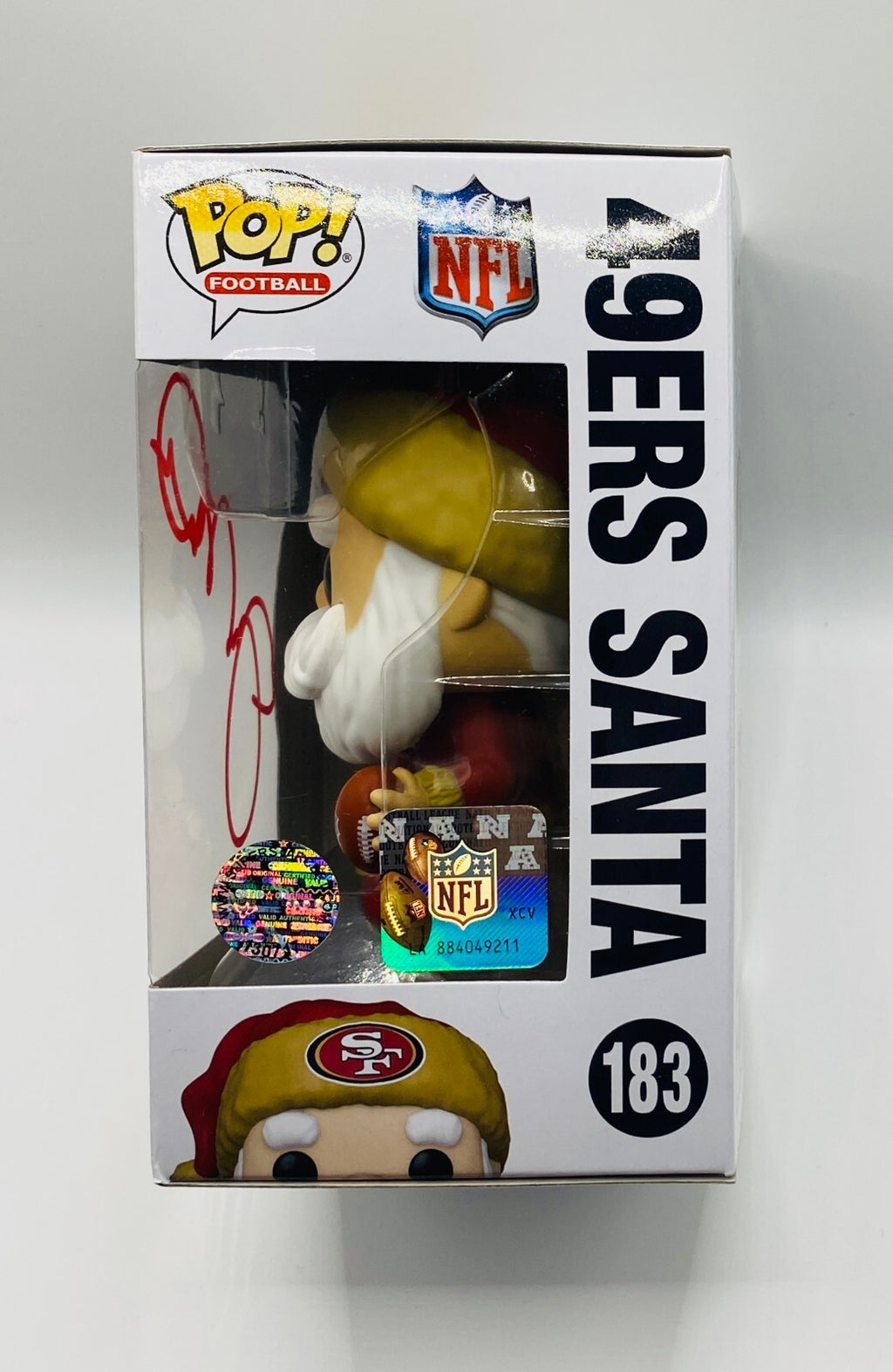 Joe Montana Signed Funko In Case With COA (130717)