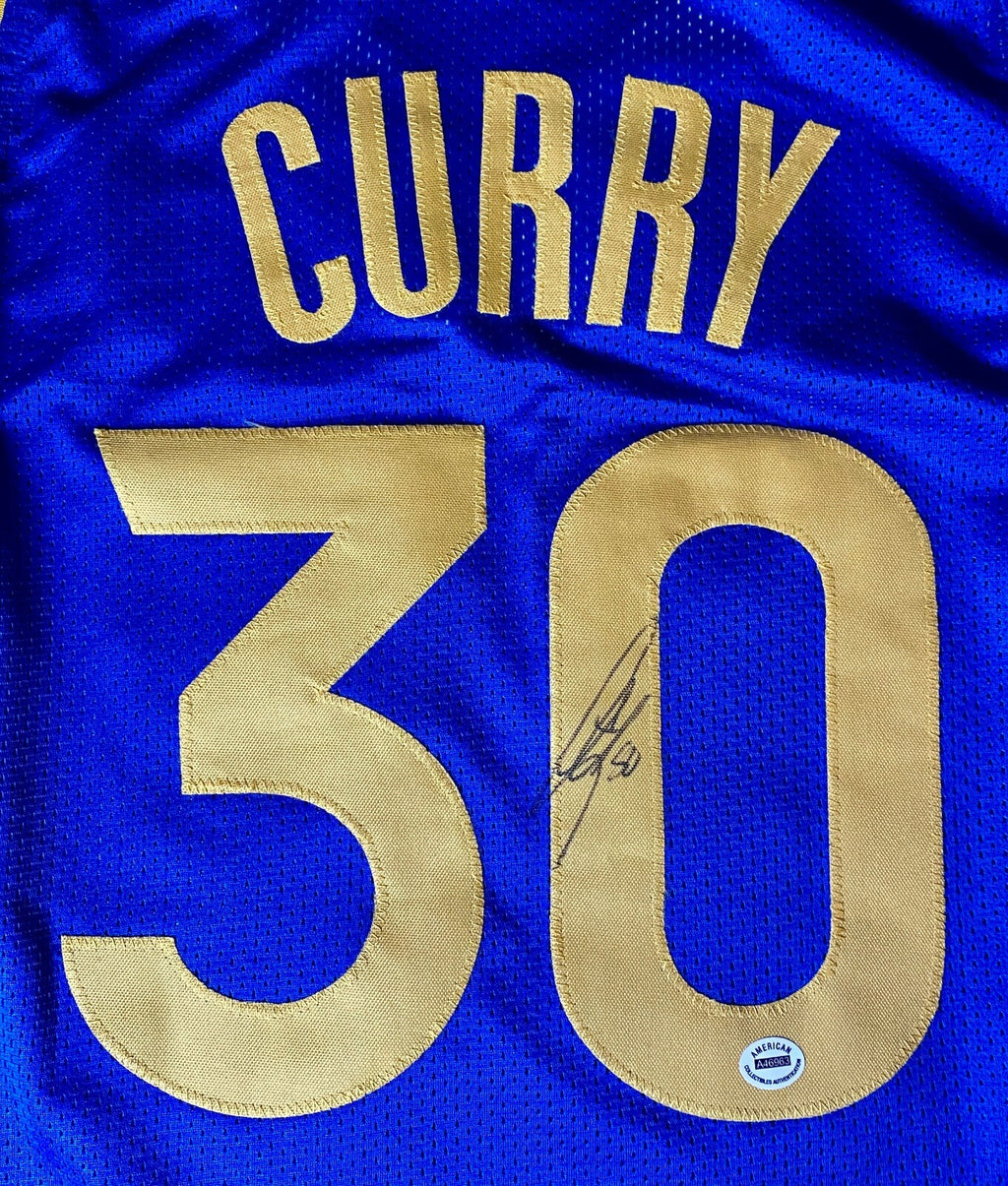 Steph Curry Signed Jersey With COA (A46963)