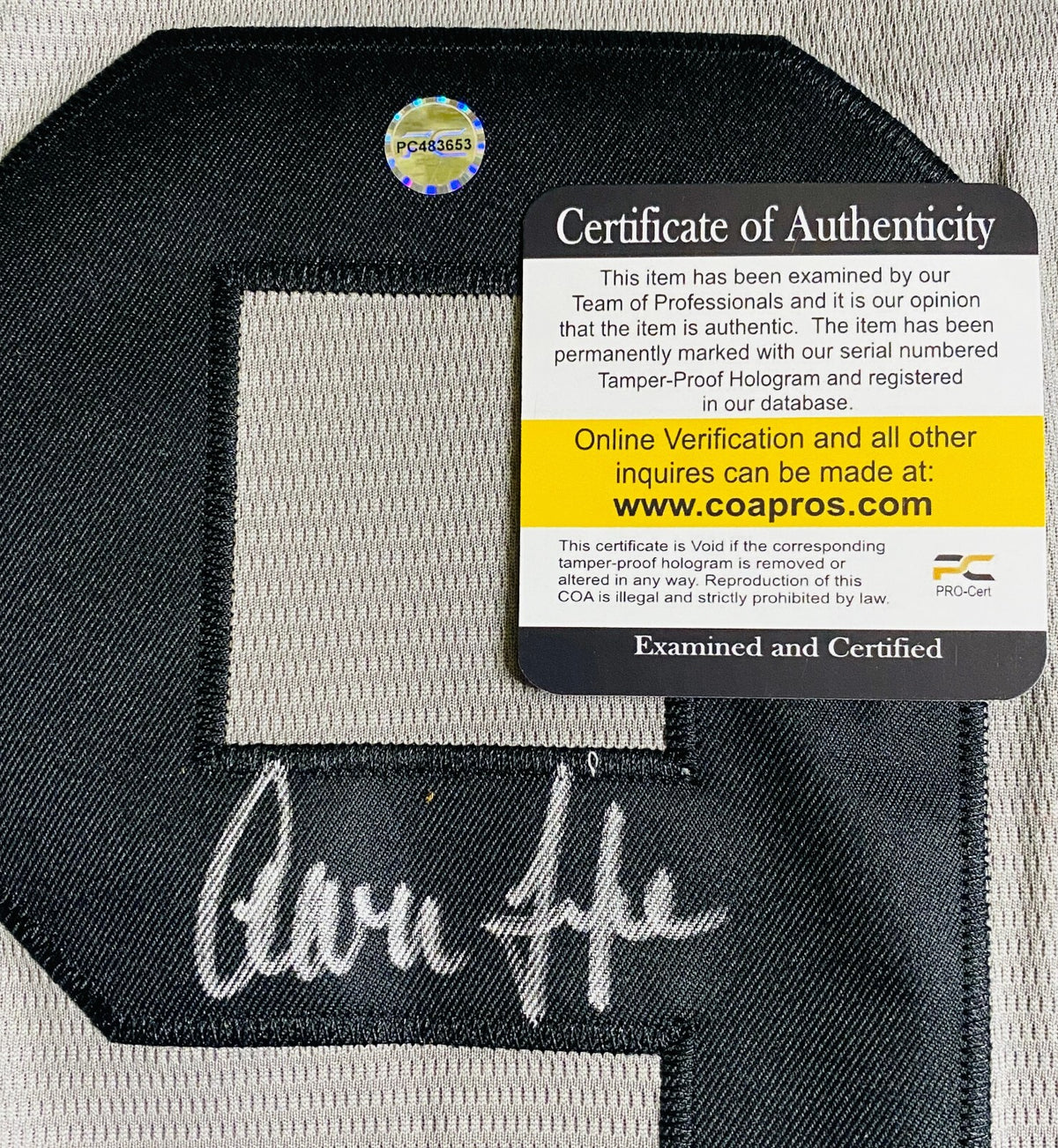 Aaron Judge Signed Jersey With COA (PC483653) (Yankees)