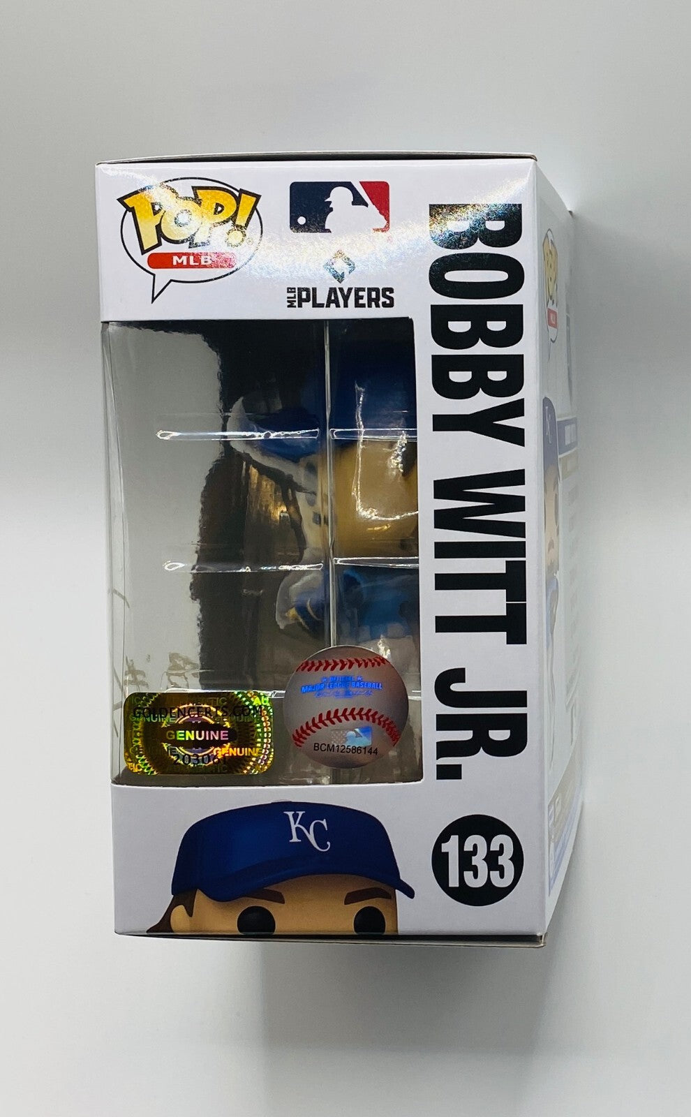 Bobby Witt Jr. Signed Funko In Case With COA (203061)