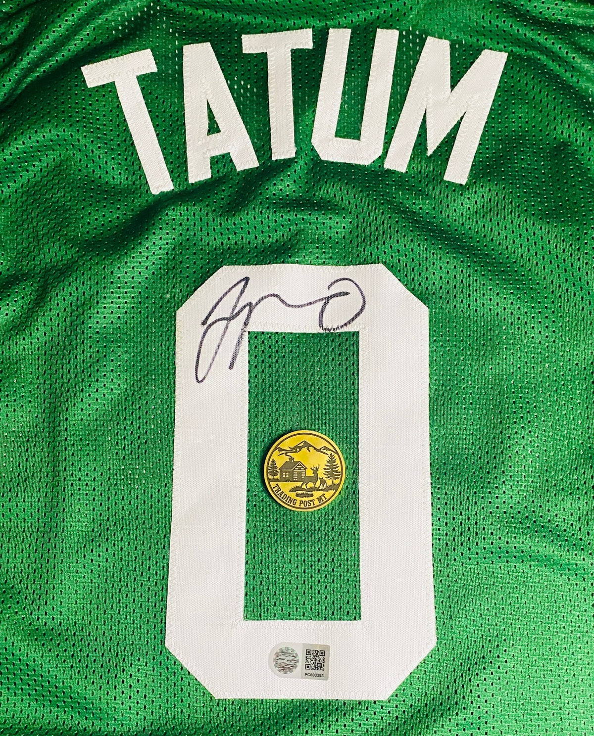 Jayson Tatum Signed Jersey With COA (PC603393) (Celtics)