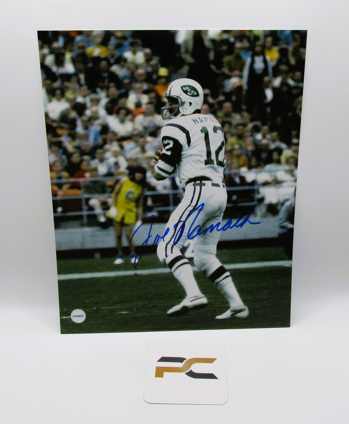 Joe Namath Signed 8x10 Photo With COA (PC484687) (Jets)