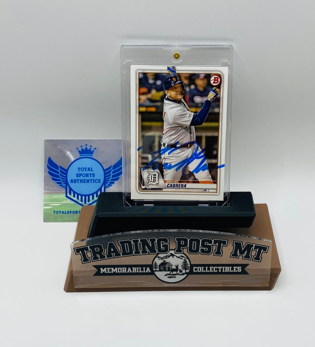 Miguel Cabrera Signed Card With COA (3221171) (Tigers)