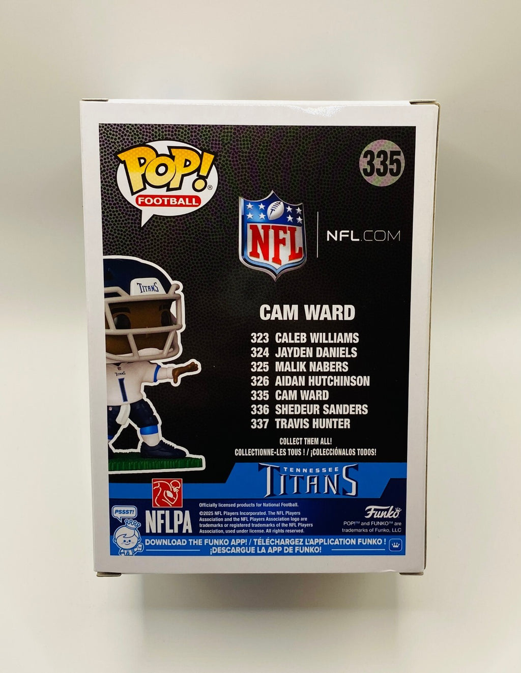 Cam Ward Signed Funko In Case With COA (PC484199) (Titans)