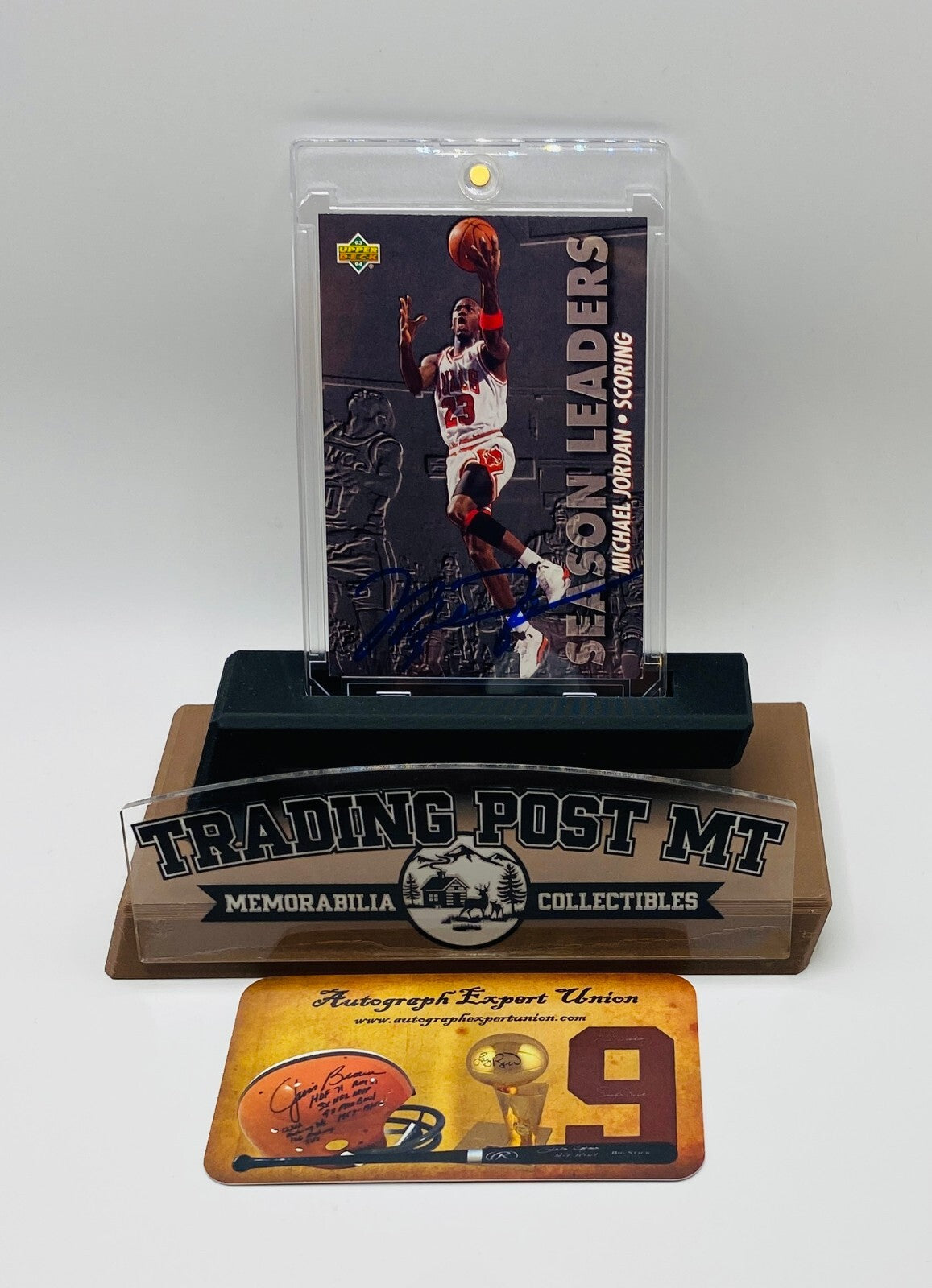 Michael Jordan Signed Card With COA (121131) (Bulls)